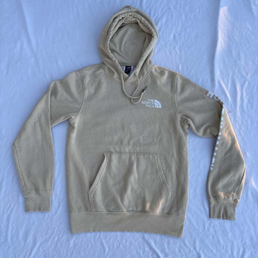 The North Face Holiday Valley Circular Design Pullover Hoodie Tan XS